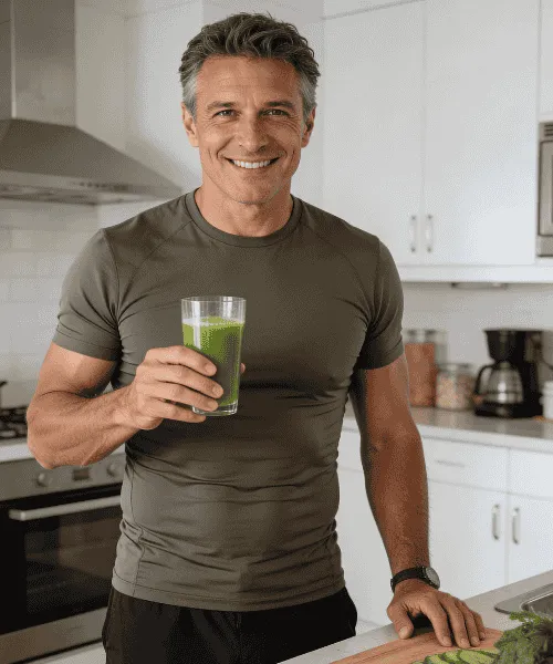 témoin VitalieBio utilisant le super greens.