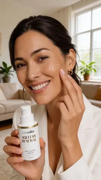 Coach Vanessa avec le sérum Ageless.